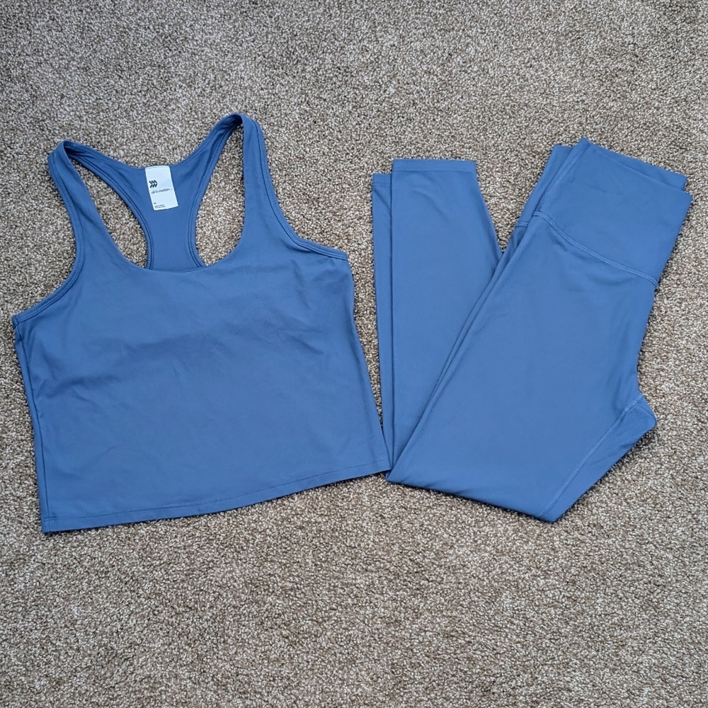 Matching Legging and Tank Top Set - All In Motion - Picture 2 of 6